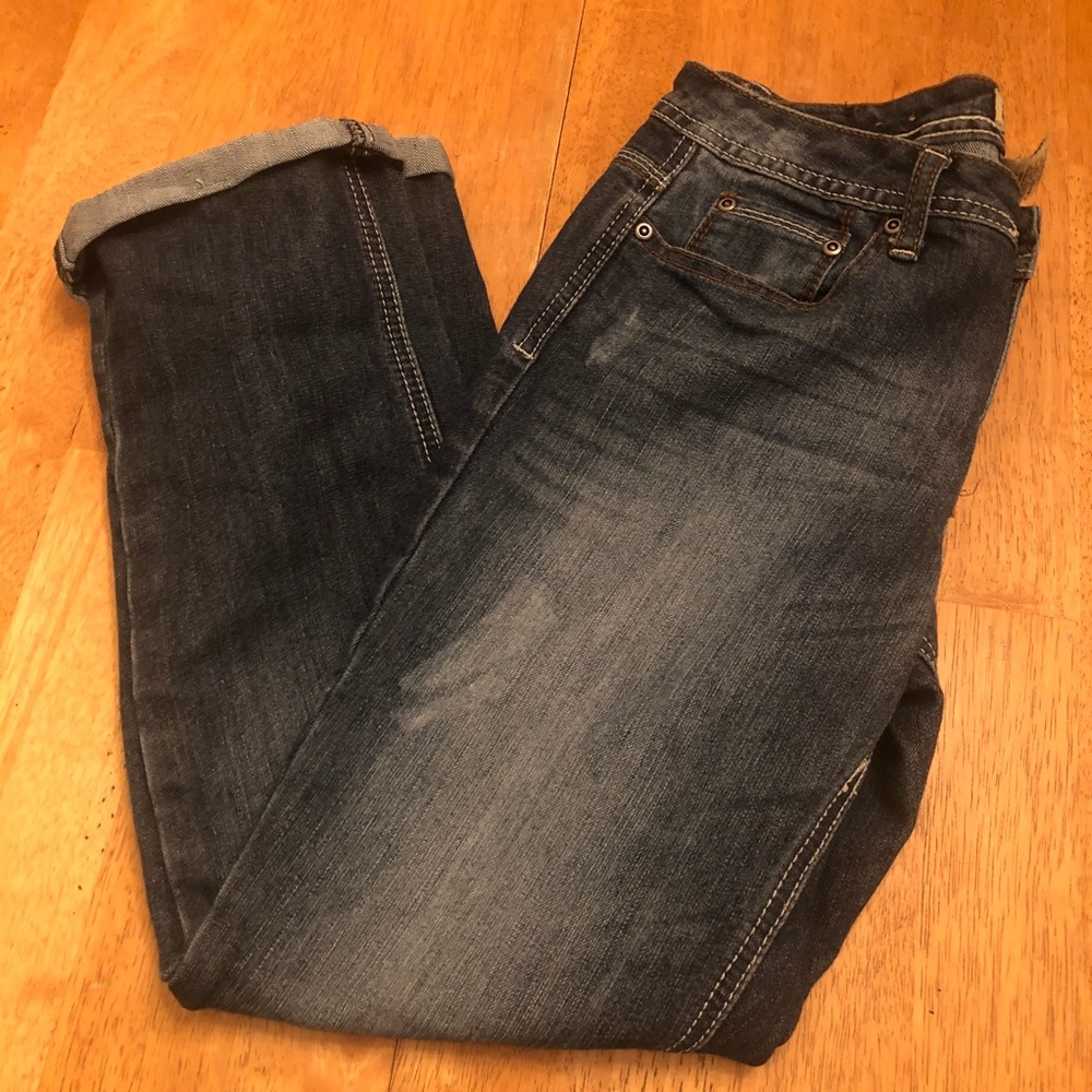 Earl jeans in a fold @ calf Capri jeans Size 4